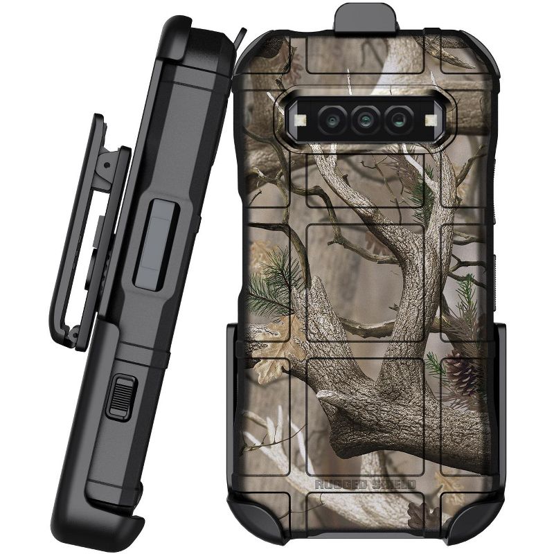 Nakedcellphone Combo for Kyocera DuraForce Pro 3 Phone - Special Ops Case and Holster Belt Clip, 1 of 12