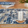 Area Rug Living Room Rug: Washable Modern Abstract Soft Thin Rug Indoor Floor No Slip Stain Resistant Carpet - 4 of 4