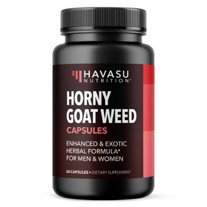 Horny Goat Weed Capsules, Havasu Nutrition, 60ct - 1 of 3