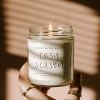 Sweet Water Decor Cozy Season 9oz Clear Jar Soy Candle - 3 of 3