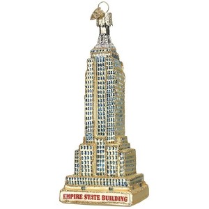 Old World Christmas Glass Blown Ornament, Empire State Building - 1 of 1