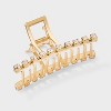 Claw Hair Clip and Bag Charm Pearls - A New Day™ Gold - 3 of 4
