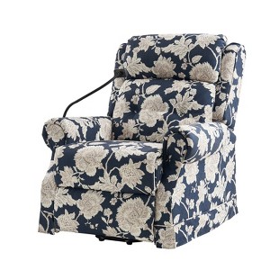 Lori Lift Assist Power Recliner With Massage Heat And Manual Headrest | ARTFUL LIVING DESIGN-NAVY - 1 of 4