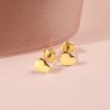 Girls' Polished Heart Screw Back 14k Gold Earrings - In Season Jewelry - 4 of 4