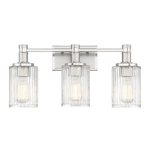 Savoy House Concord 3 - Light Vanity in  Silver/Polished Nickel - 1 of 3