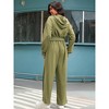 ATHLECHIC Women's Outfits Tracksuits Casual Cropped Hoodie Wide Leg Pants Travel Workout Lounge 2 Piece Sets - 4 of 4