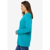 Woman Within Perfect Long-Sleeve Crewneck Tee - 4 of 4