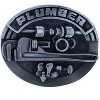 CTM Men's Silver Trade Plumber Belt Buckle - 4 of 4