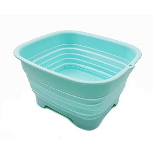 SAMMART 9.1L (2.4Gallon) Collapsible Dishpan with Draining Plug - 1 of 4