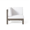 GDFStudio Keith Outdoor Acacia Wood Loveseat and Coffee Table Set with Cushions - 4 of 4