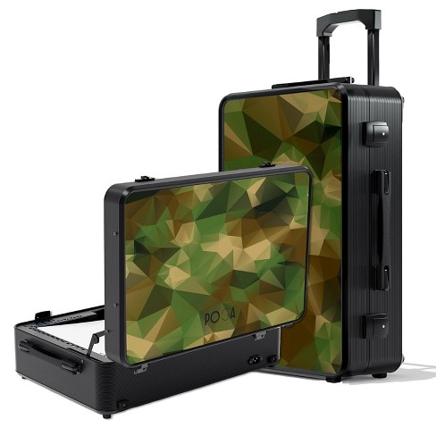 Poga Lux Playstation 5 Premium Portable Console Travel Case Incl. Trolley  And 24 Aoc Gaming Monitor - Black Camo (v2 - Bluetooth Speaker Optional) :  Target