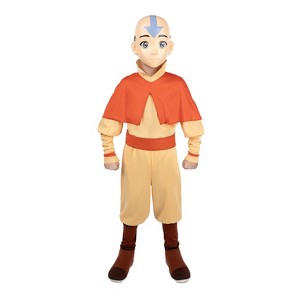 Avatar Boys' Aang Halloween Deluxe Costume Jumpsuit - 1 of 2
