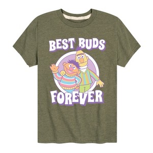 Boys' - Sesame Street - Best Buds Forever Short Sleeve Graphic T-Shirt - 1 of 4