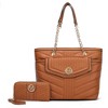 MKF Collection Chiari Vegan Leather Women's Tote Bag with Wallet by Mia K - 2 of 4