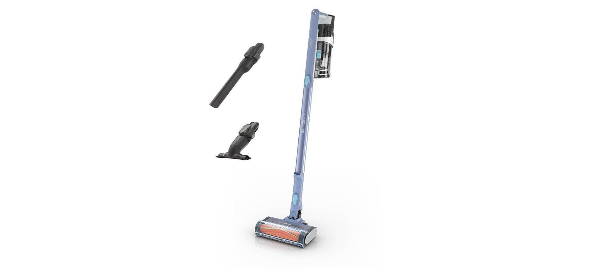 Shark Cordless Pet Vacuum with TurboPro Nozzle Technology IY144HBL1 8.4" Cleaning Path Periwinkle