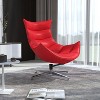 Emma and Oliver Home Office Swivel Cocoon Chair - Living Room Accent Chair - 2 of 4