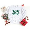Simply Sage Market Whimsical Holly Jolly Sweatshirt - 3 of 4
