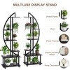 6 Tier Indoor Metal Plant Stands - 69.2" Tall Plant Stand Shelf with Drawers, Sturdy Circle Tiered Display Holder, for Garden and Indoor Use - 4 of 4