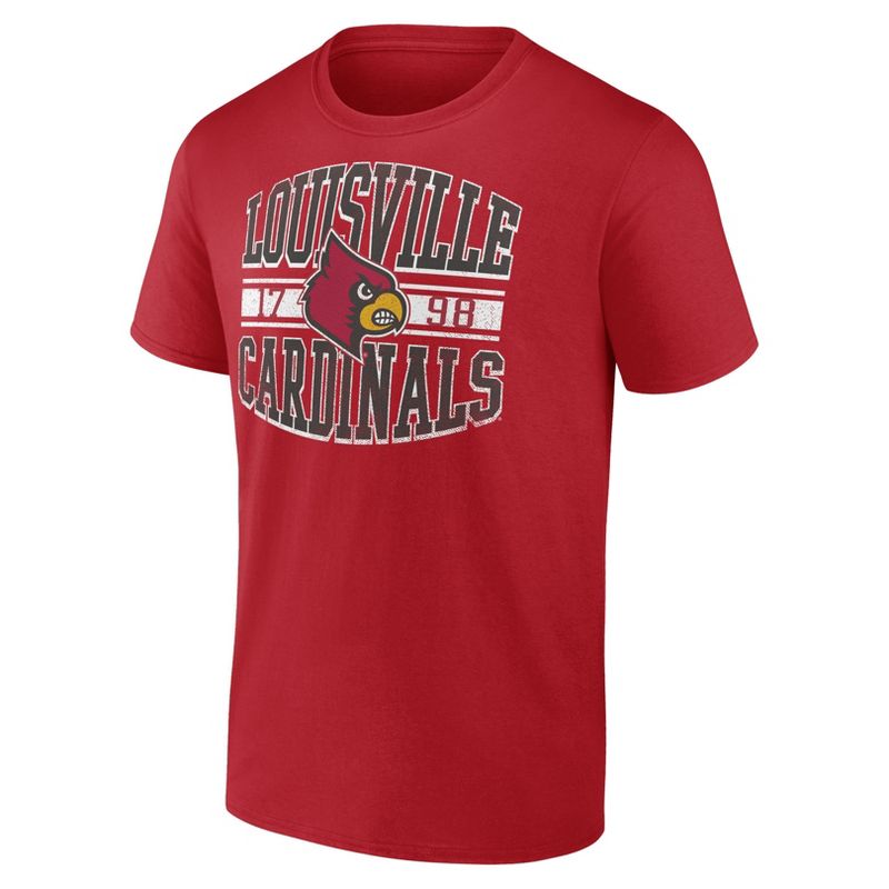 NCAA Louisville Cardinals Men&#39;s Cotton T-Shirt, 2 of 4
