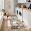 Area Rugs for Living Room Bedroom Modern Abstract Machine Washable Rug Soft Low Pile Non Slip Rug - 2 of 4