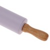 Unique Bargains Rolling Pin Small Silicone Solid Wood 1 Pc - 4 of 4