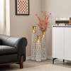 Infurnic Decorative Vases 3PCS Twigs Dried Flowers Antique Worn Vases, High Independent Stand for Living Room, Entryway, White, 20.87"*7.87"*35.87 - 4 of 4