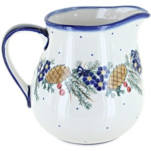 Blue Rose Polish Pottery 7C WR Unikat Pitcher - 1 of 1