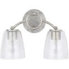 Capital Lighting Oran 2 - Light Vanity in  Antique Silver - 2 of 4