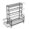 Garage Sports Equipment Organizer, 200lbs Capacity Garage Ball Storage, Sports Gear Storage, Garage Organizer With Baskets & Hooks - image 3 of 4