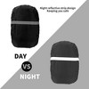 Unique Bargains Waterproof Rain Backpack Cover Polyester for Outdoor Hiking Riding XS Black - 4 of 4