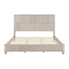 KIGFTSOD Platform Bed Frame with Headboard,Tall Headboard Natural Wood Bed ,No Box Spring Needed - 2 of 4