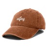Dalix Wifey Embroidered Cotton Husband Baseball Cap Adjustable Dad Hat Womens - 4 of 4
