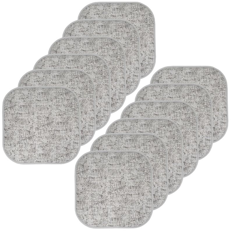 Broadway Memory Foam No Slip Back 16" x 16" Chair Pad Cushion by Sweet Home Collection™, 1 of 7