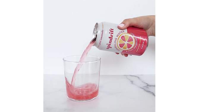 Spindrift Pink Lemonade Sparkling Water - 8pk/12 fl oz Cans, 2 of 5, play video