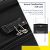 Lyngins 3-Piece Expandable Luggage Set –  20" Carry on Luggage, 24" & 28" Spinner Suitcases, Easy-Access Pockets, Travel-Ready Away Luggage - 3 of 4