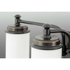 Progress Lighting Glide 4-Light Bath Vanity, Polished Chrome, Etched Opal Glass - image 3 of 4