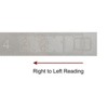 Unique Bargains Steel Right to Left Read Sticky Metric Scale Adhesive Tape Measure - 3 of 4