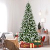 Costway 6/7.5/9 FT Artificial Christmas Tree Hinged Xmas Tree with 765/1135/1871 Branch Tips 280/470/690 Lights - 2 of 4