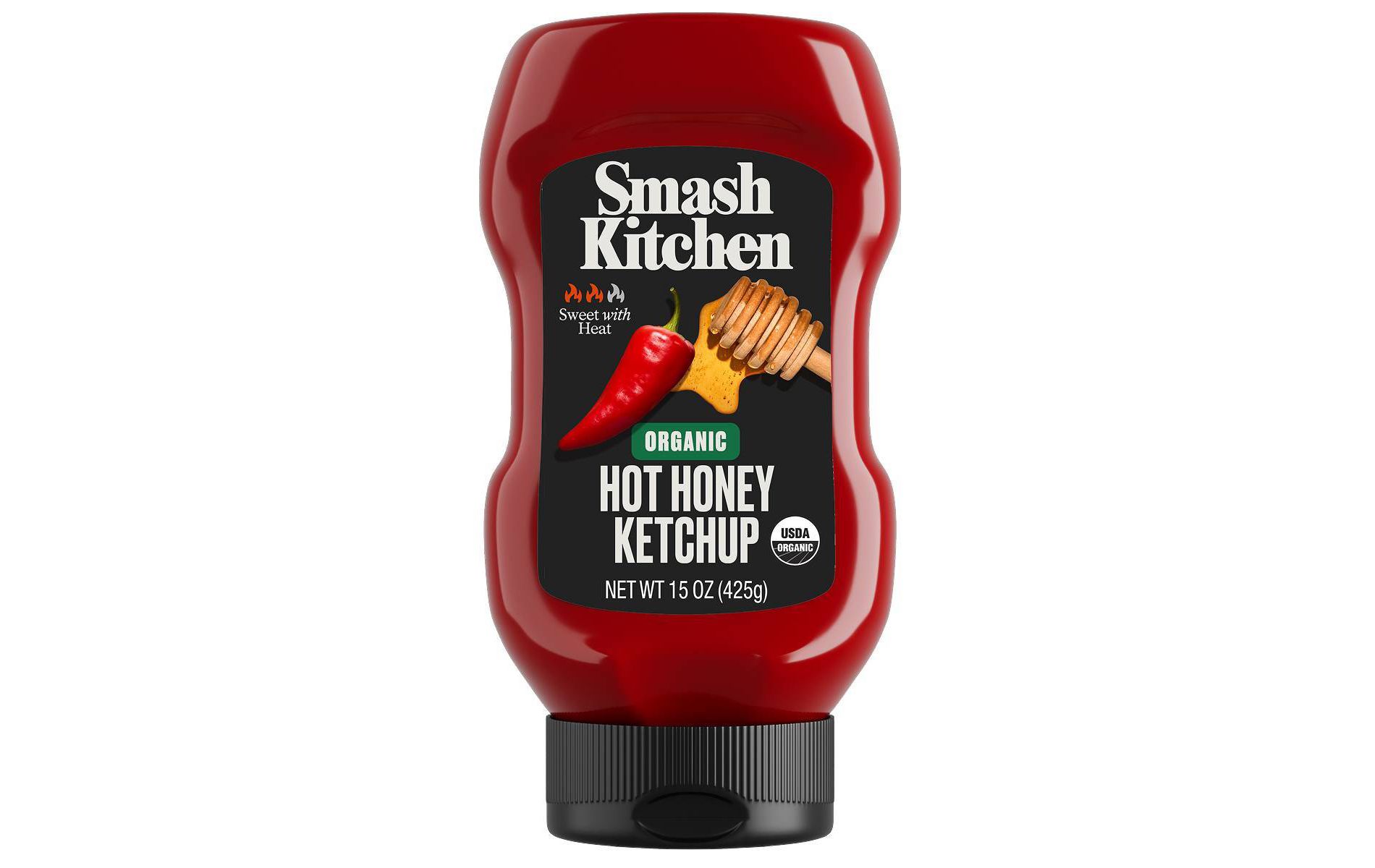 Smash Kitchen Organic Hot Honey Ketchup - 15oz