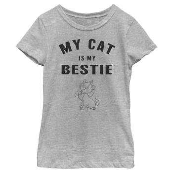 Girl's Aristocats Marie My Cat Is My Bestie T-Shirt