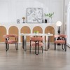 MAYEERTY Modern Loveseat - Chenille 2-Seater Sofa with Metal Legs - Living Room/Office (Beige Chenille) - 4 of 4