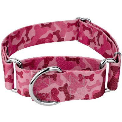 Up Country Bright Bones Martingale Dog Collar