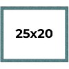 PosterPalooza | Simple Blue Picture Frame - UV Acrylic, Backing Board, Hanging Hardware Included - 2 of 4