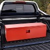 Industrial Steel Truck Tool Box w/Gas-Shock Lid,Pry-Resistant Security & Weatherproofing Toolbox Organizer - 2 of 4