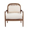 NicBex Rattan Accent Chair Set of 2, Mid Century Modern Living Room Chairs Comfy Armchair with Wood Frame for Living Room, Bedroom - 2 of 4