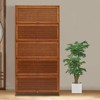 YIYIBYUS 7-Tier Shoe Cabinet, Free Standing Shoe Cabinet with Flip Doors - 4 of 4