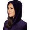 32 Degrees Women's Luxe Fur Hooded Full Zip Sweater with Hidden Zippered Side Pockets - 3 of 4