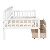 YOOCOZZ Twin Size Pine Wood Daybed with Two Storage Drawers and 10 Support Slats - 3 of 4