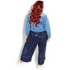 Women's Plus Size Dazzling Jumpsuit - navy | CITY CHIC - 2 of 4