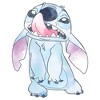 Girl's Lilo & Stitch Watercolor Stitch T-Shirt - 2 of 4